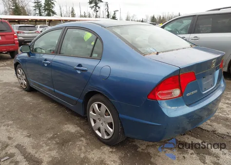 2006 Honda Civic Lx из США, поврежденный, VIN 1HGFA16556L048022
